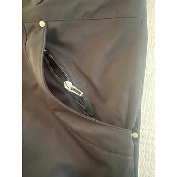 Obermeyer vintage black ski pants Sz 10 short in mint condition snowboard - Picture 12 of 15